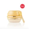 Gisou Honey Glaze Collagen Therapy Lip Mask in Original, honey-coloured pot with spatula