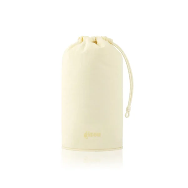 Drawstring storage pouch for the Honey Gloss Microfiber Hair Towel