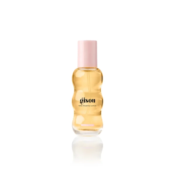 Gisou Honey Infused Hair Perfume in Wildflower Honey, 15ml mini with pink cap