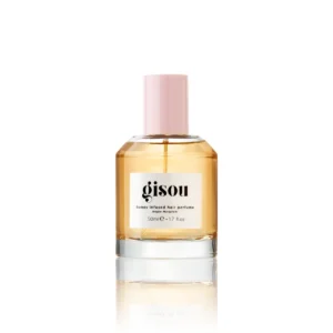 Gisou Honey Infused Hair Perfume in Wildflower Honey, 50ml bottle with pink cap